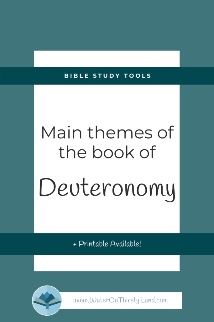 Deuteronomy Overview Pin