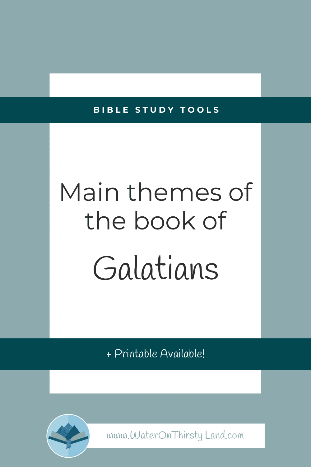 Galatians Overview Pin