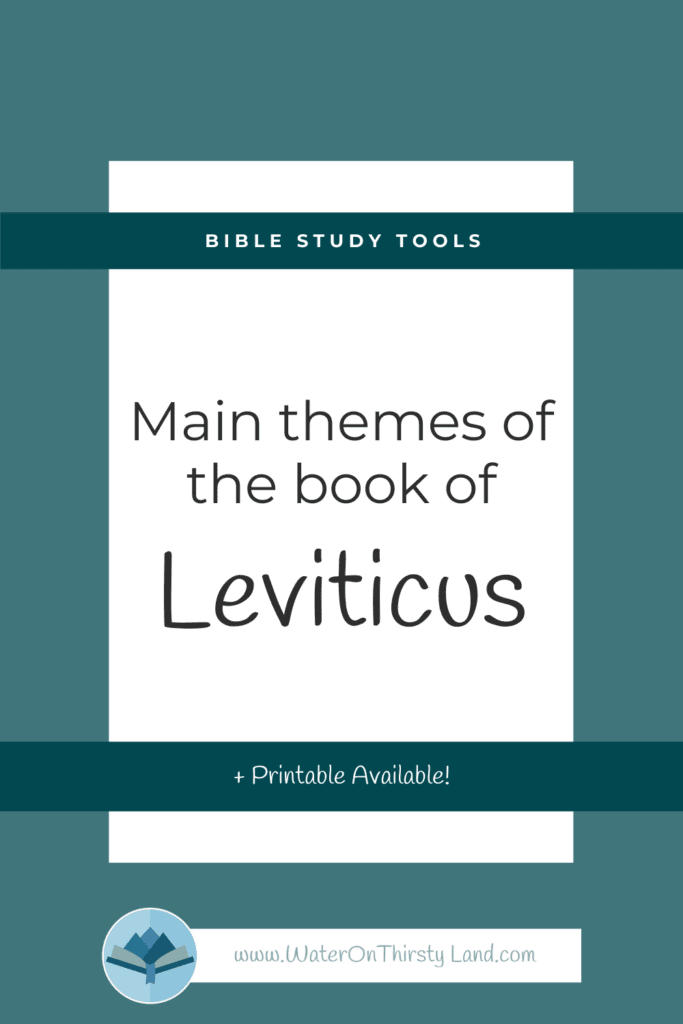 Leviticus Overview Pin