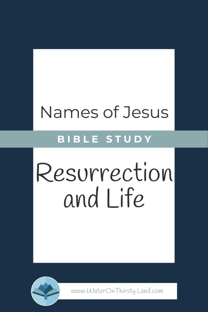 Names of Jesus Resurrection and the Life