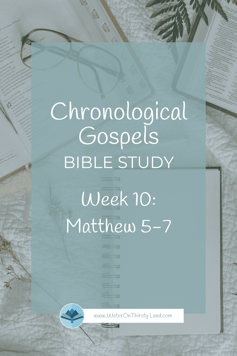 Study with Me Chronological Gospels Week 10