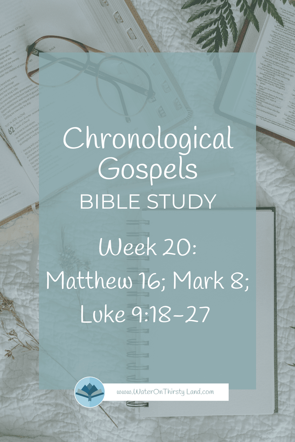 Chronological gospels week 20 Matthew 16; Mark 8; Luke 9:18-27