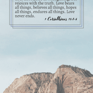 1 Corinthians 13:4-8 Wallpapers