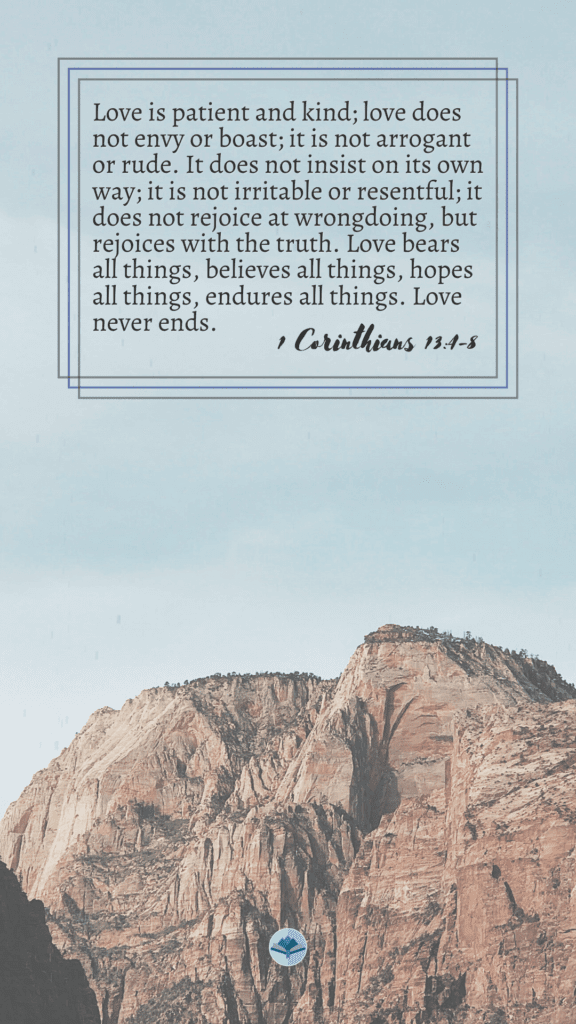 1 Corinthians 13:4-8 Wallpapers