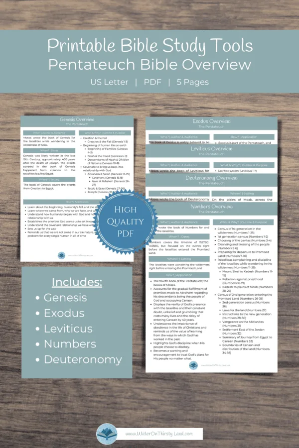 Pentateuch Overview Pack
