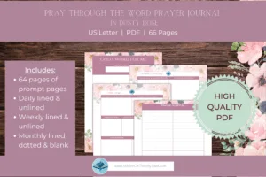 Pray Through the Word - Dusty Rose - Image 2
