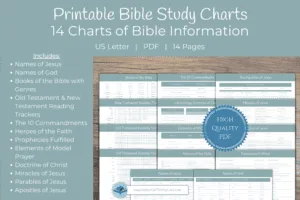 Bible Information Charts - Image 2