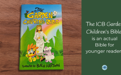 The ICB Garden Children’s Bible is an actual Bible for younger readers
