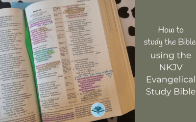 How to study the Bible using the NKJV Evangelical Study Bible