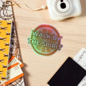 Walk by the Spirit Holographic stickers