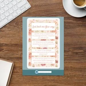 Teach me Your Ways Bible Sticker