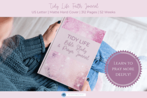 Tidy Life Faith Journal Galaxy