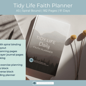 Tidy Life Daily Faith Planner Teal