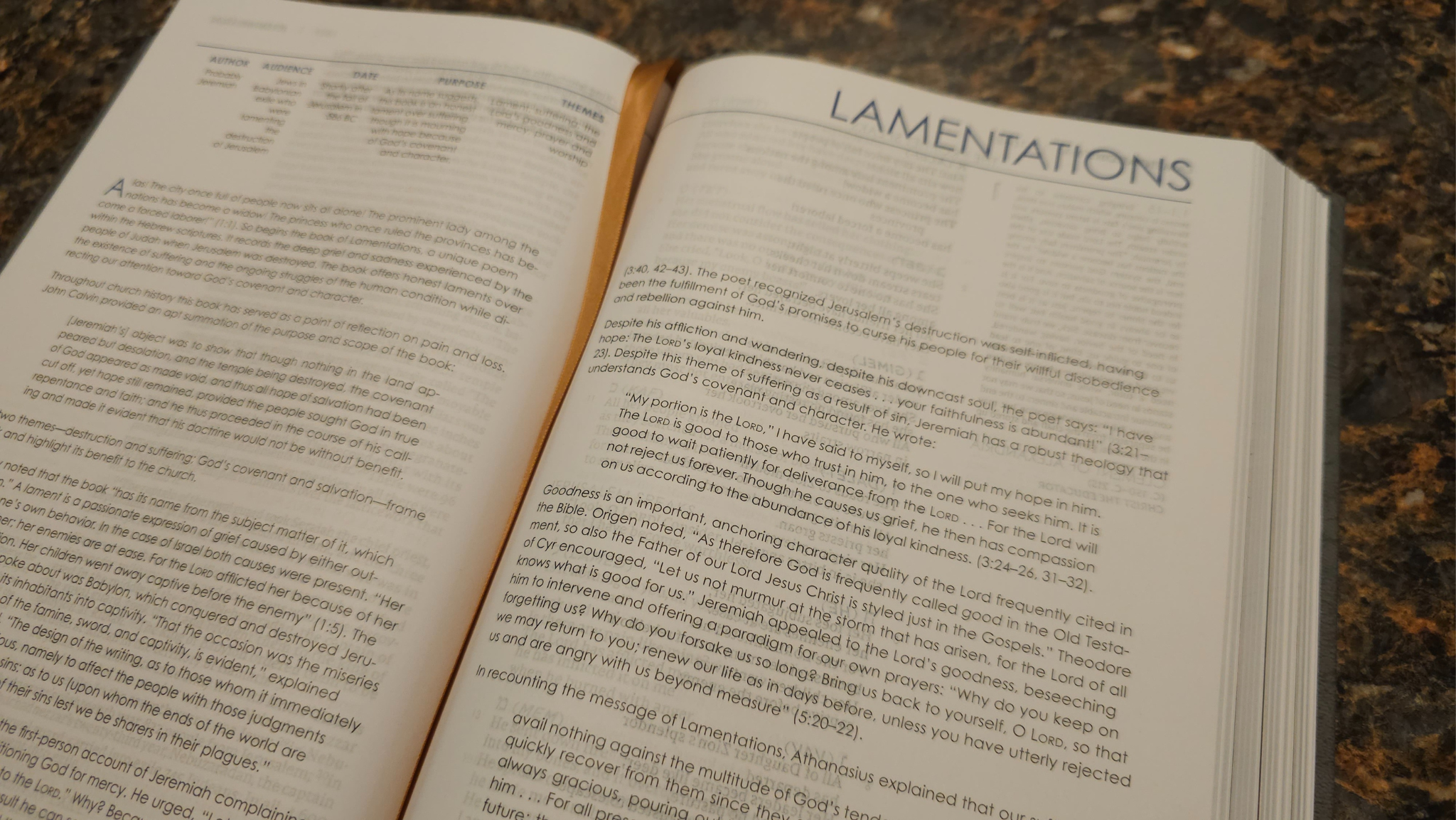 NET Timeless Truth Bible Lamentations Overview