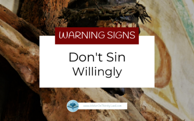 Warning Signs: Don’t Sin Willingly
