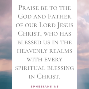 Ephesians 1:3 Phone Wallpaper