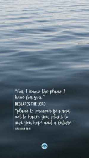 Jeremiah 29:11 (Phone Wallpaper)