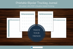 Printable Bipolar Tracking Journal