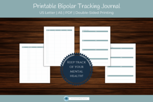 Printable Bipolar Tracking Journal